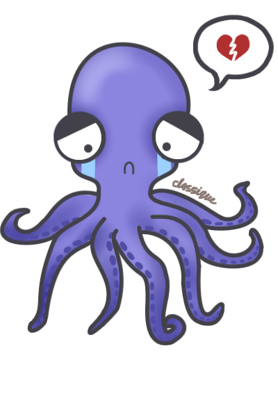 Heartbroken squiddy