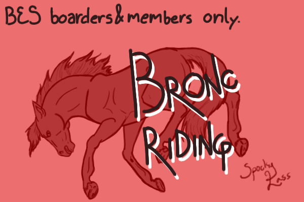 WINNERS ANOUNCED~ Bronc Riding