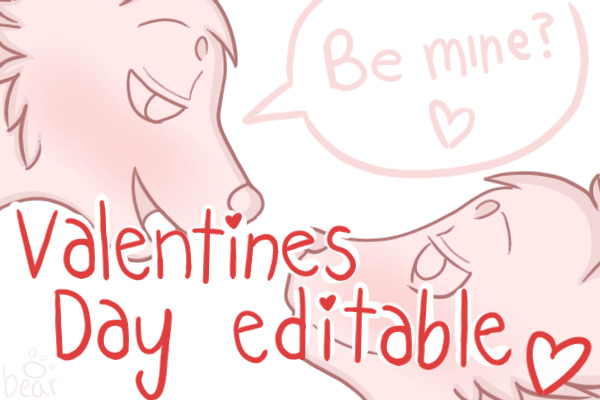 valentine's editable c: