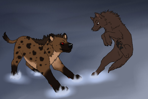 Hyena & Wolf