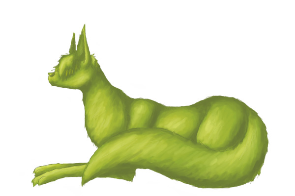 Just a green wolf ?