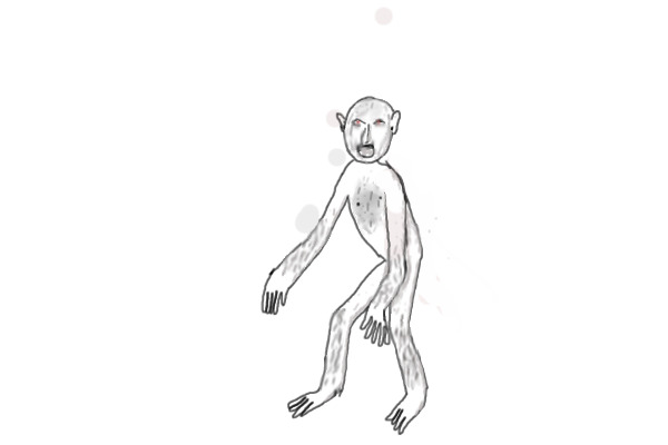 Primitive Man-alternate outcome of evolution
