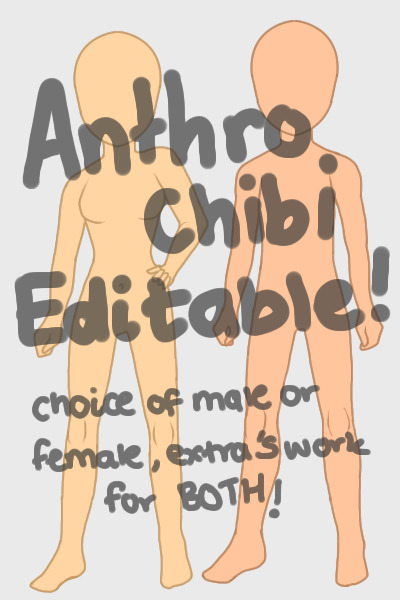 Chibi Anthro Editable