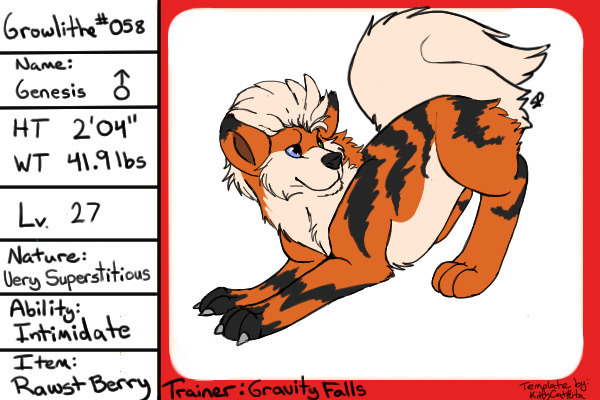 Pokemon #7 - Growlithe (Normal)