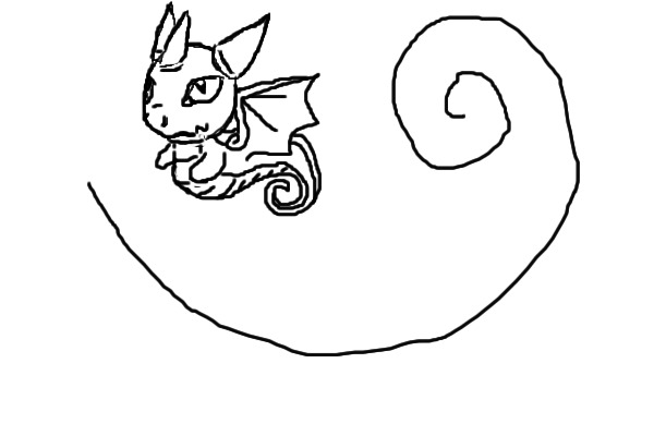 chibi dragon (rawr)