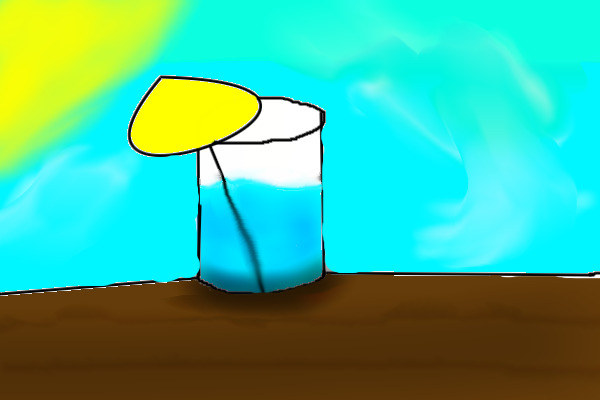 Drinking Water In the Sun. B)