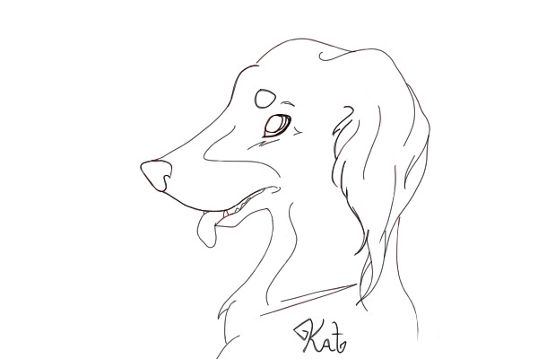 ~ Dog Side-profile sketch ~