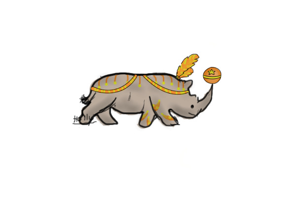 rhinestone rhinos