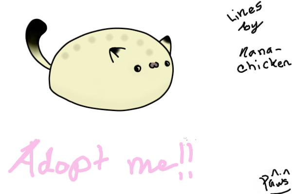 Chibi cat adoptable