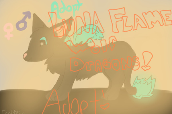 Luna FLame Wolf Dragon Adopts (LFWD's)