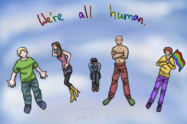 we're all human