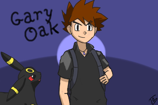 Gary Oak + his Umbreon