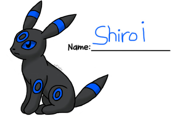 Shiroi(Meaning: White)