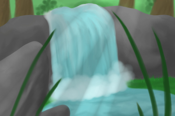 It was supposed to be a waterfall
