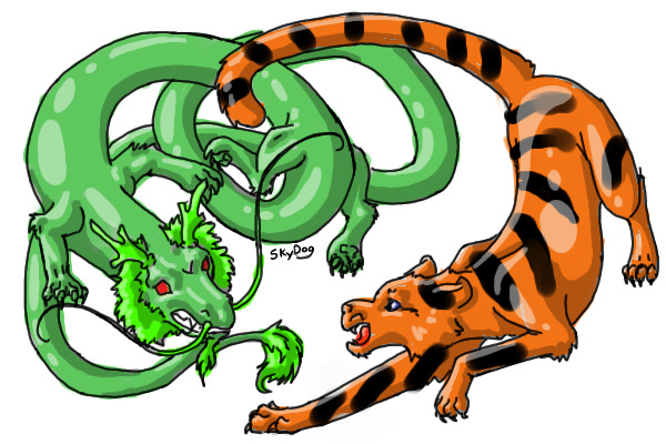 Green Dragon vs. Tiger