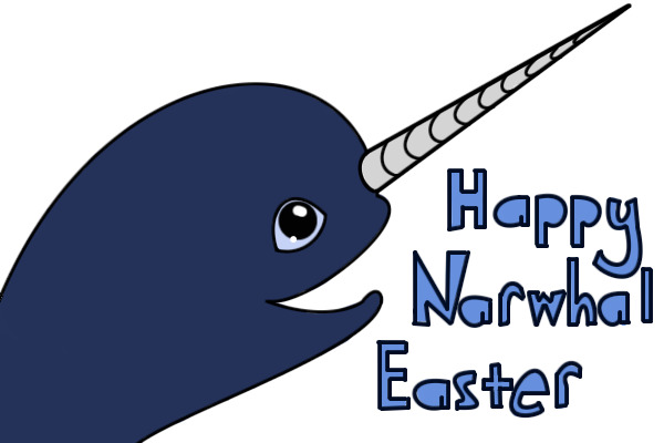 Happy Narwhal Easter!