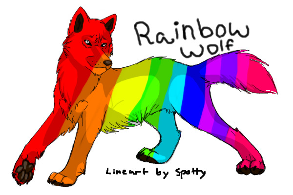 Rainbow Wolf