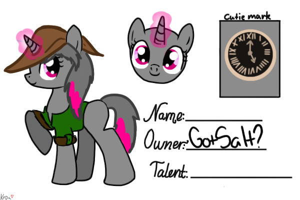 Time Keeper by .Seeker. with Cutiemark by me