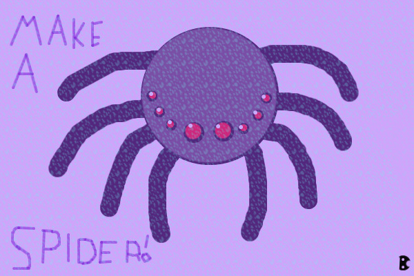 Colour a spider!