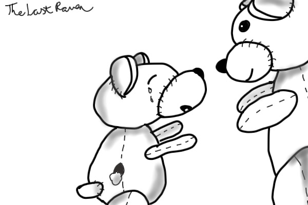 Sometimes, even Teddy Bears need a hug