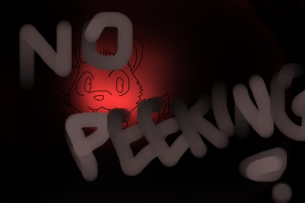 No Peeking!