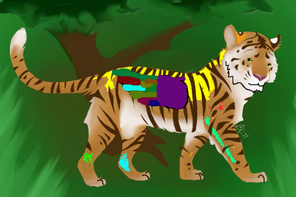 Paintsplash the winged tiger