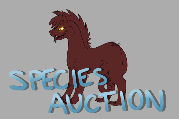 Species Auction!!
