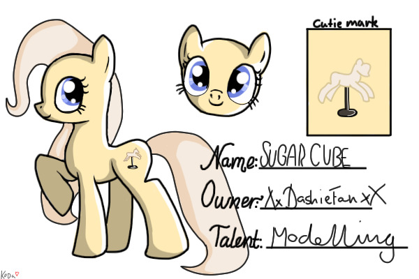 MLP:FiM OC Character Colored in