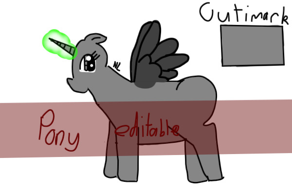 pony editable-read the rules before use!