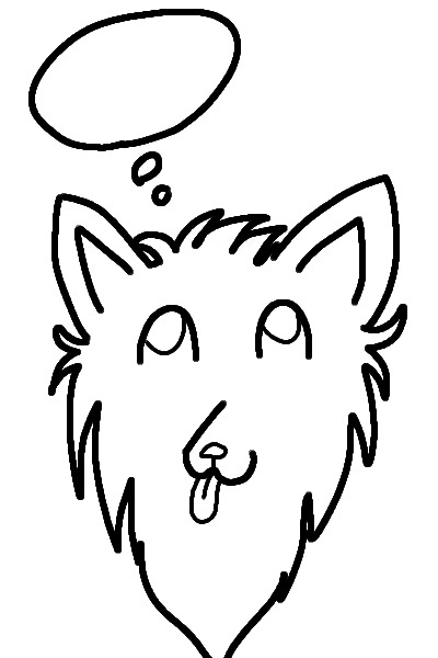 Some wolf editable, idk?