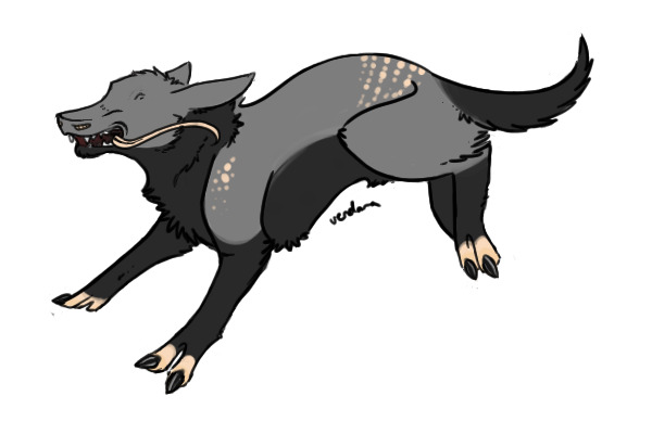 Tracker dog #6 try-out art