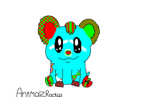 Random Colorful hamster thing