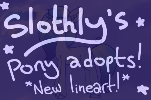 Slothly's pony design shop! *change of rules!*