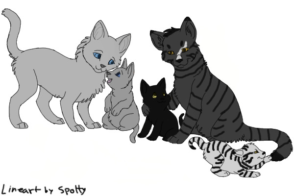 Silverpool, Runningstorm, and kittens