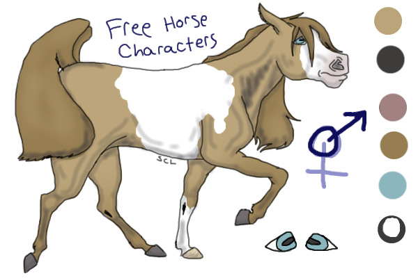 Free horse characters