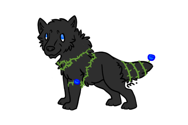 Blue Rose Dog