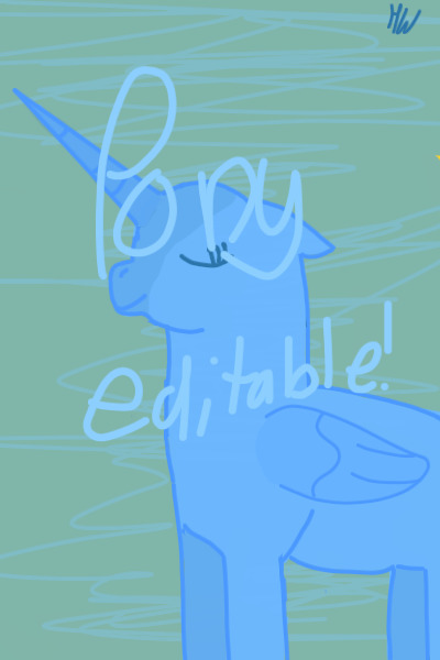Pony editable- read rules!