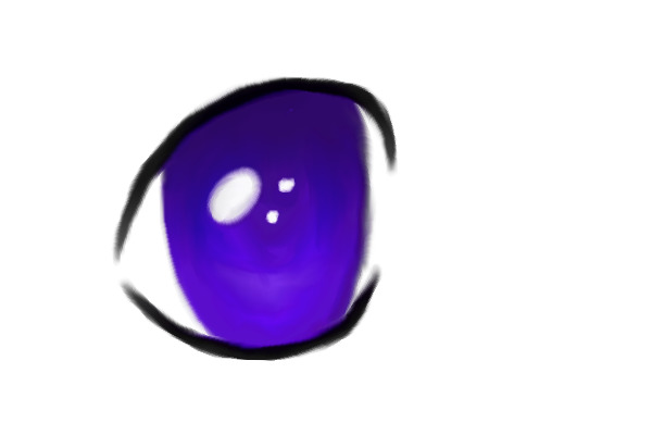 Purple/Blue anime eye