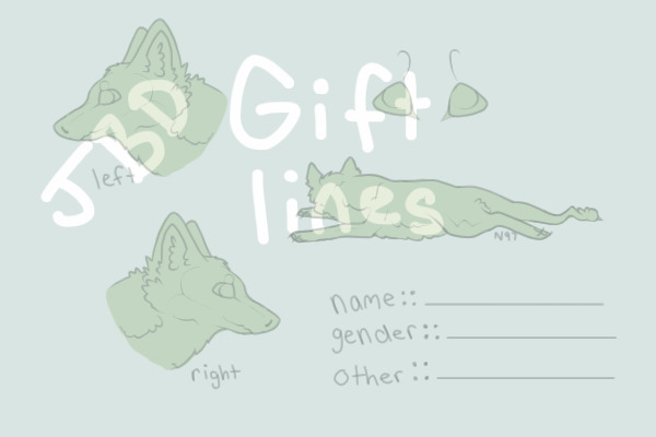 JBD gift reference sheet