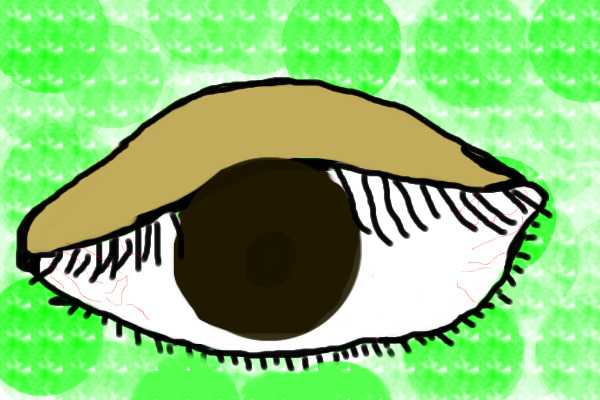 Random brown eye on a cool background
