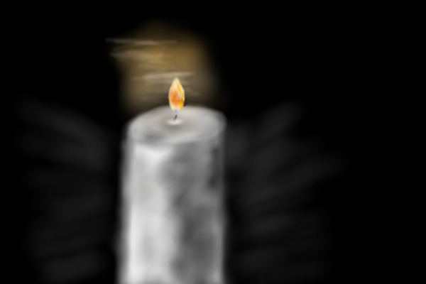 Candle painting