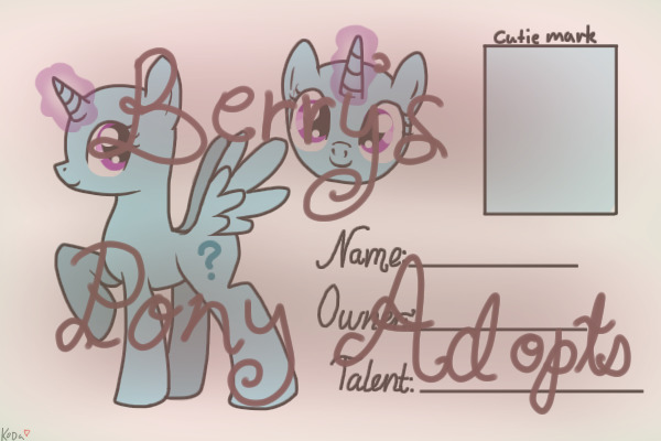 Berry's MLP Adopts - Open! ♥