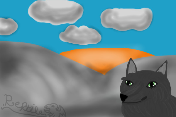 Wolf and Landscape