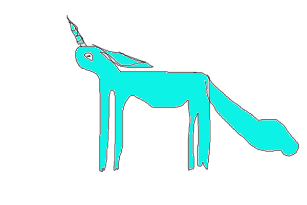 Bad Unicorn drawing!
