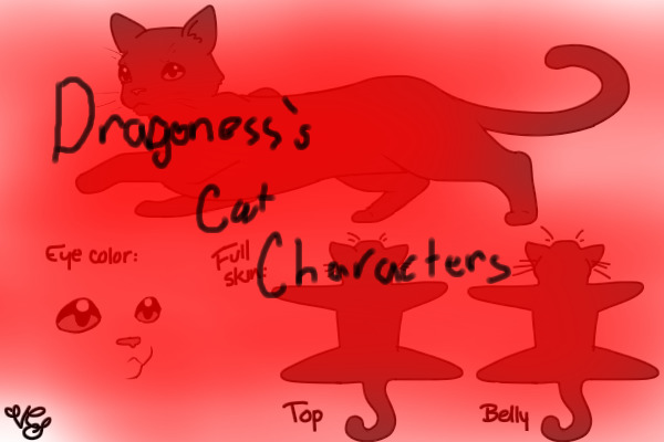 Dragoness's Cat Characters