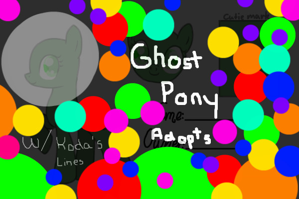 Moon's Ghost Pony Adopts|Open!