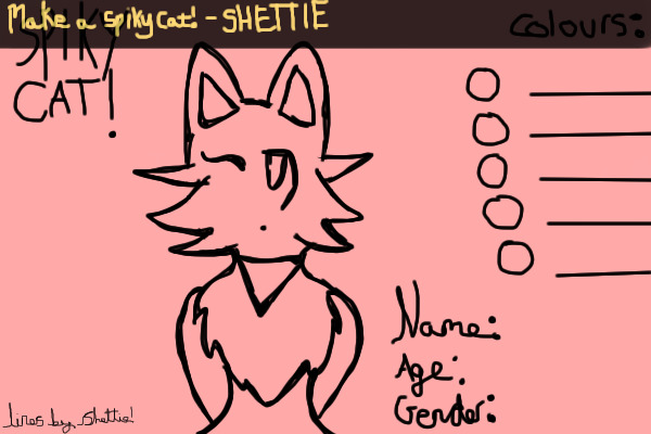 Make A Spikycat!