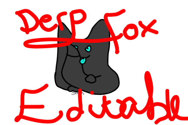 Derp Fox Editable