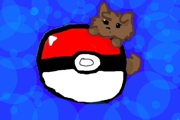 A puppy with a Pokeball :D