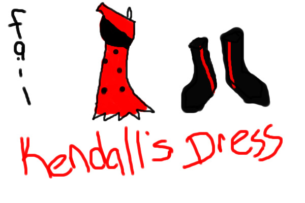 Kendall's dress *fail*